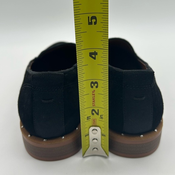 Franco Sarto Jeela Black Suede Loafers Women’s Sz 7 Leather Upper New With Box - Picture 7 of 11